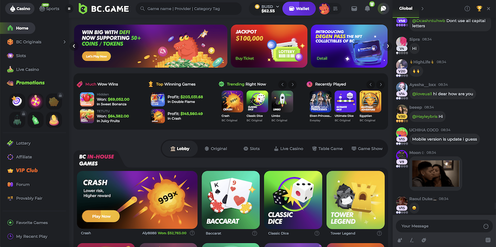 Exploring the Excitement of BC GAME Betting